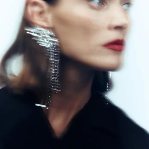 ZARA JEWEL EARRINGS - Picture 10 of 14